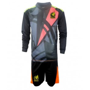 Mexiko Brankářské Dětské Domácí dres komplet Copa America 2024 Dlouhý Rukáv (+ trenýrky)